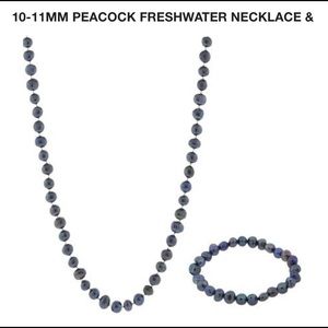 Freshwater Pearl Necklace And Bracelet
